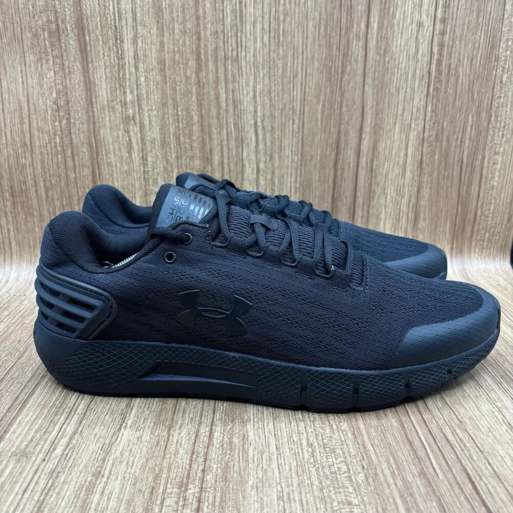 Under Armour Charged Rogue‎ 3021225-001 Black Running Sneakers Men's Size 14 NEW